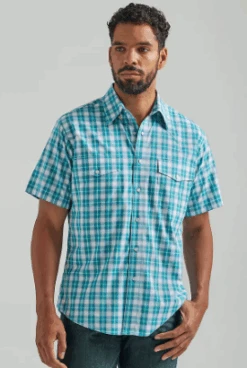 Men's Wrangler Wrinkle Resist Snap Front Shirt #112324685