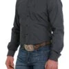 Men's Cinch Navy Button Down Shirt #MTW1347065NAV
