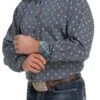 Men's Cinch Button Down Shirt #MTW1105302NAV