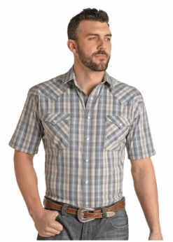 Men’s Rough Stock Snap Front Shirt #RSMS1SR0NY