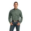 Men's Ariat Kylan Stretch Classic Fit Button Down Shirt #10039748X