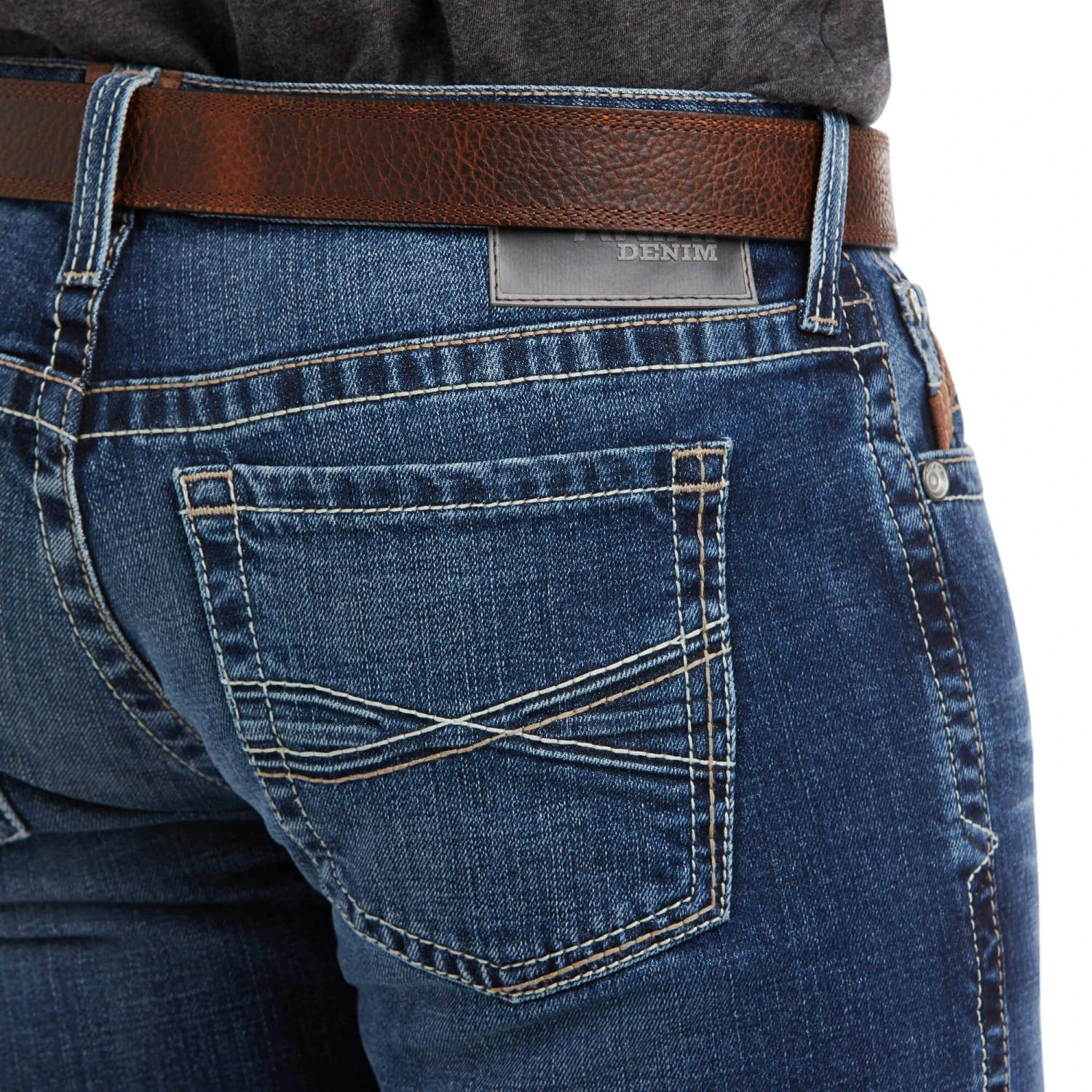 Men's Ariat M7 Rocker Stretch 3D Grafton Straight Jean #10036876 - Image 5