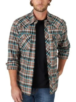 Men's Wrangler Retro Snap Front Shirt #112318773X