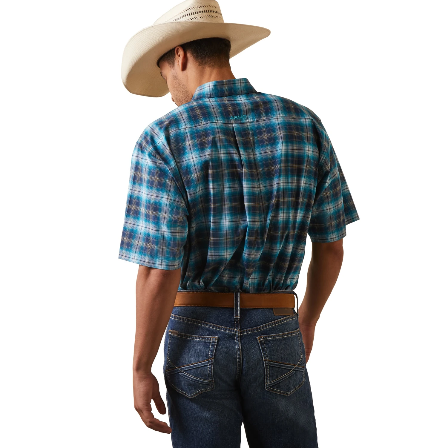 Men's Ariat Kenneth Plaid Button Down Shirt #10043645 - Image 2