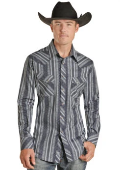 Men's Rock & Roll Cowgirl Snap Front Shirt #RRMSOSR08V