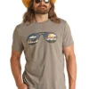 Men’s Rock & Roll Cowboy Dale Brisby T-Shirt #RRUT21R12T