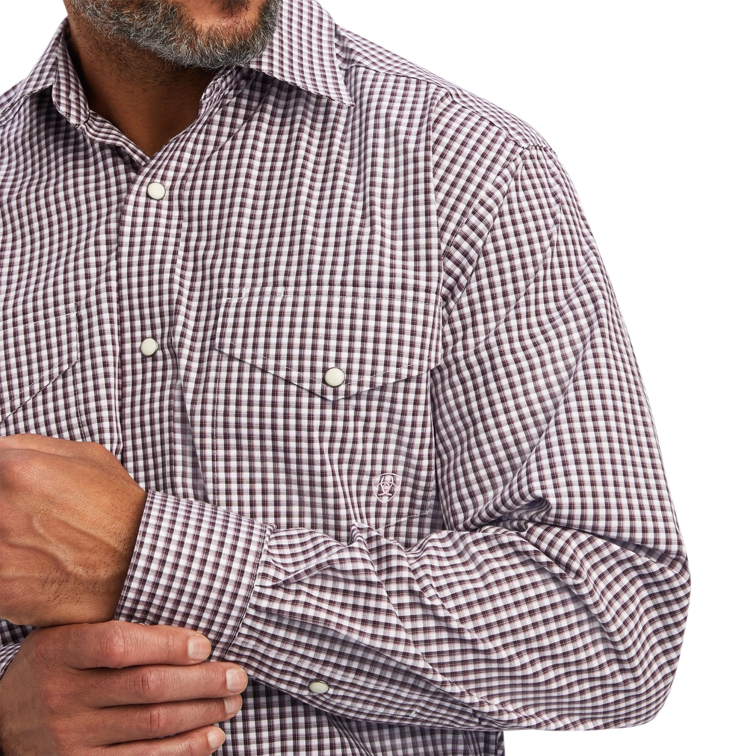 Men's Ariat Pro Series Francis Classic Fit Snap Front Shirt #10041794 - Image 3