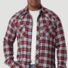 Men's Wrangler Retro Flannel Snap Front Shirt #112317109