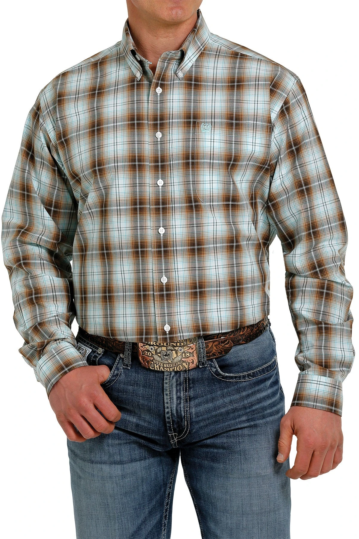 Men's Cinch Button Down Shirt #MTW1105376