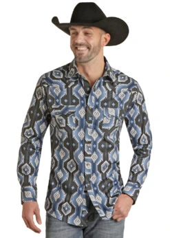 Men's Rock & Roll Cowboy Snap Front Shirt #RRMSOSRZ1F