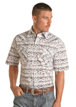 Men’s Rough Stock Snap Front Shirt #RSMS1SX1A5