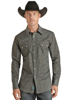 Men's Rock & Roll Cowboy Snap Front Shirt #B2S2020