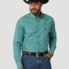 Men's Wrangler George Strait Button Down Shirt #112318995X