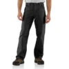 Men's Carhartt Canvas Work Dungaree Pant #B151BLK