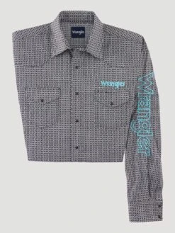Men's Wrangler Logo Snap Front Shirt #112318501