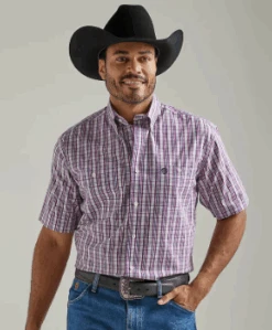 Wrangler Men's George Strait Button Down Shirt # 112327813X