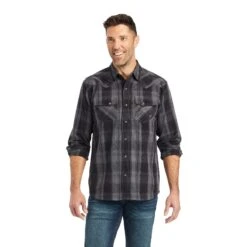 Men's Ariat Herrold Retro Fit Snap Front Shirt #10042365X