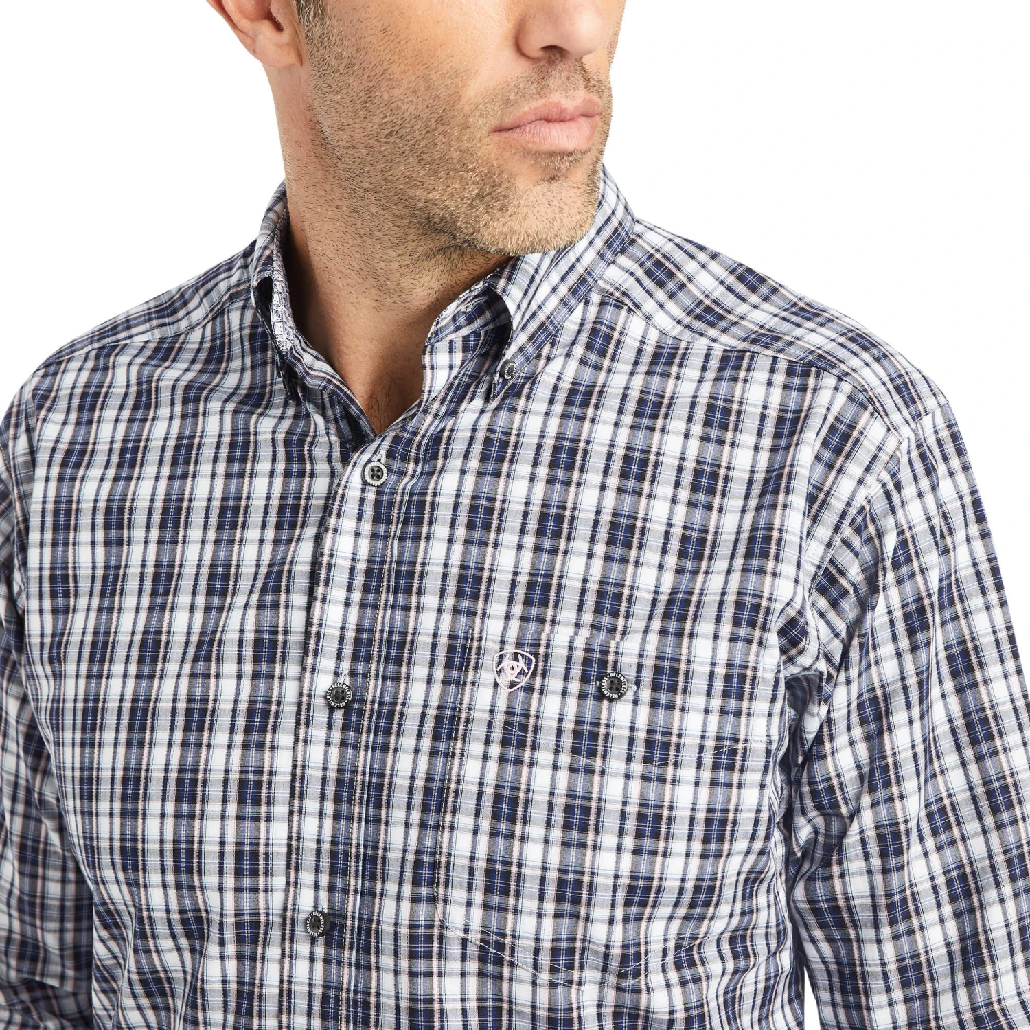 Men's Ariat Relentless Risky Stretch Classic Fit Button Down Shirt #10042347 - Image 3