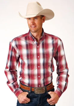 Men's Roper Button Down Shirt #03-001-0378-4049