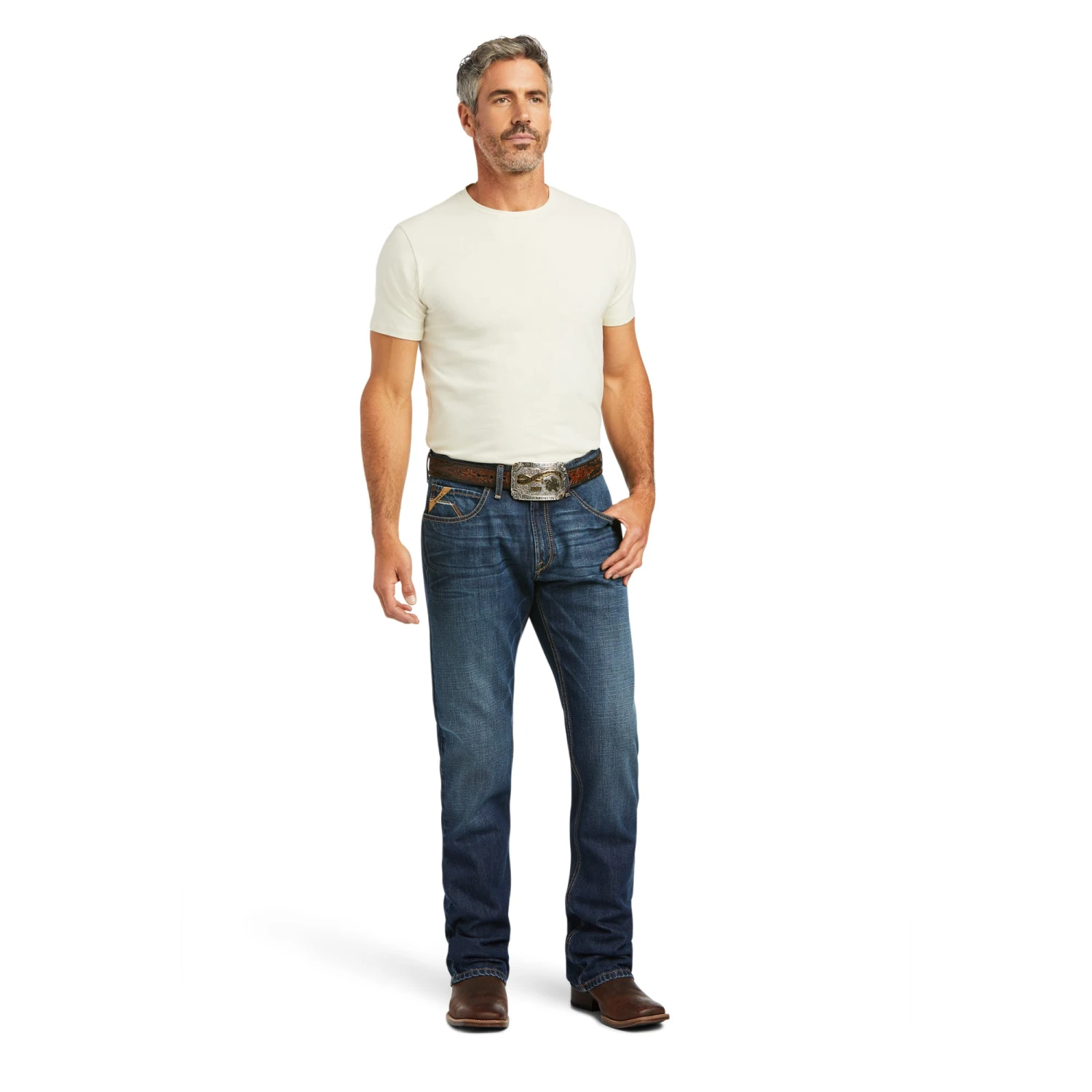 Men's Ariat M2 Relaxed Kerwin Bootcut Jean #10040742 - Image 4