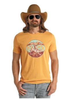 Men's Rock & Roll Cowboy Dale Brisby T-Shirt #P9-3366